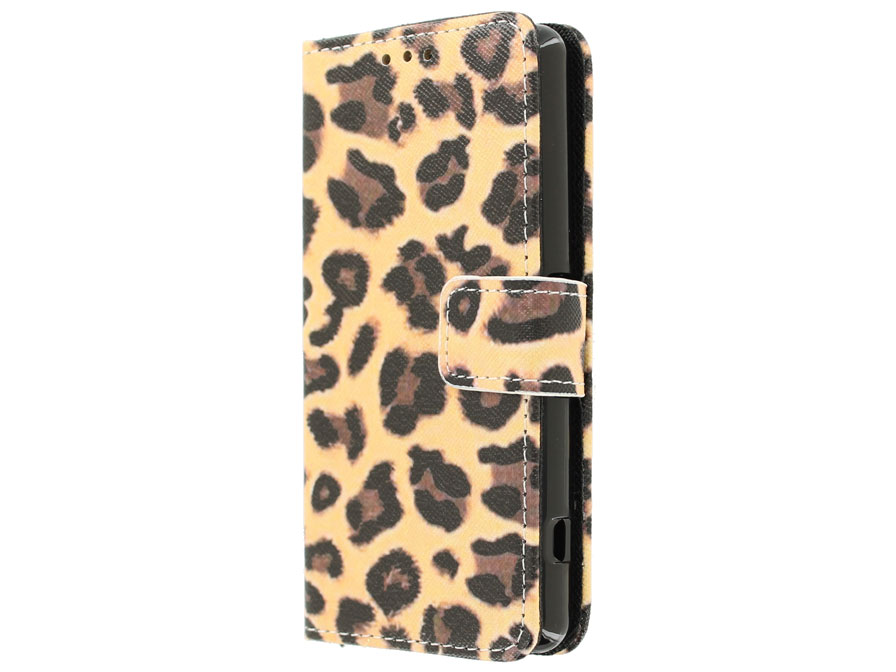 Leopard Wallet Case - Sony Xperia Z3 Compact hoesje