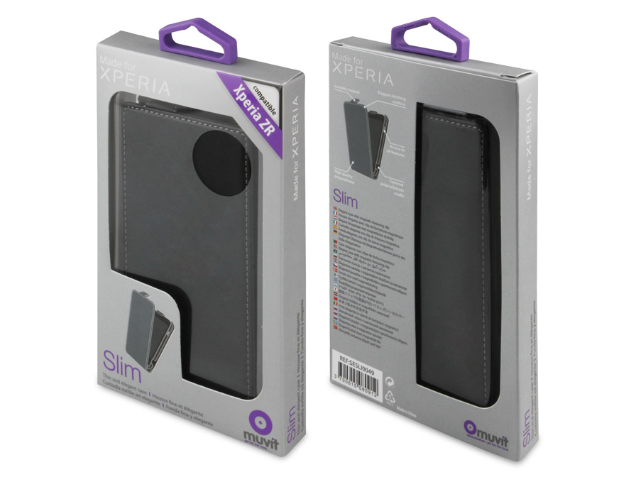 Muvit Slim Elegant Leather Case Sony Xperia ZR