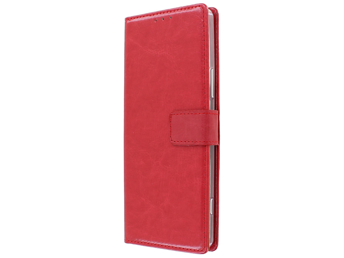 Bookcase Mapje Rood - Sony Xperia 1 II hoesje