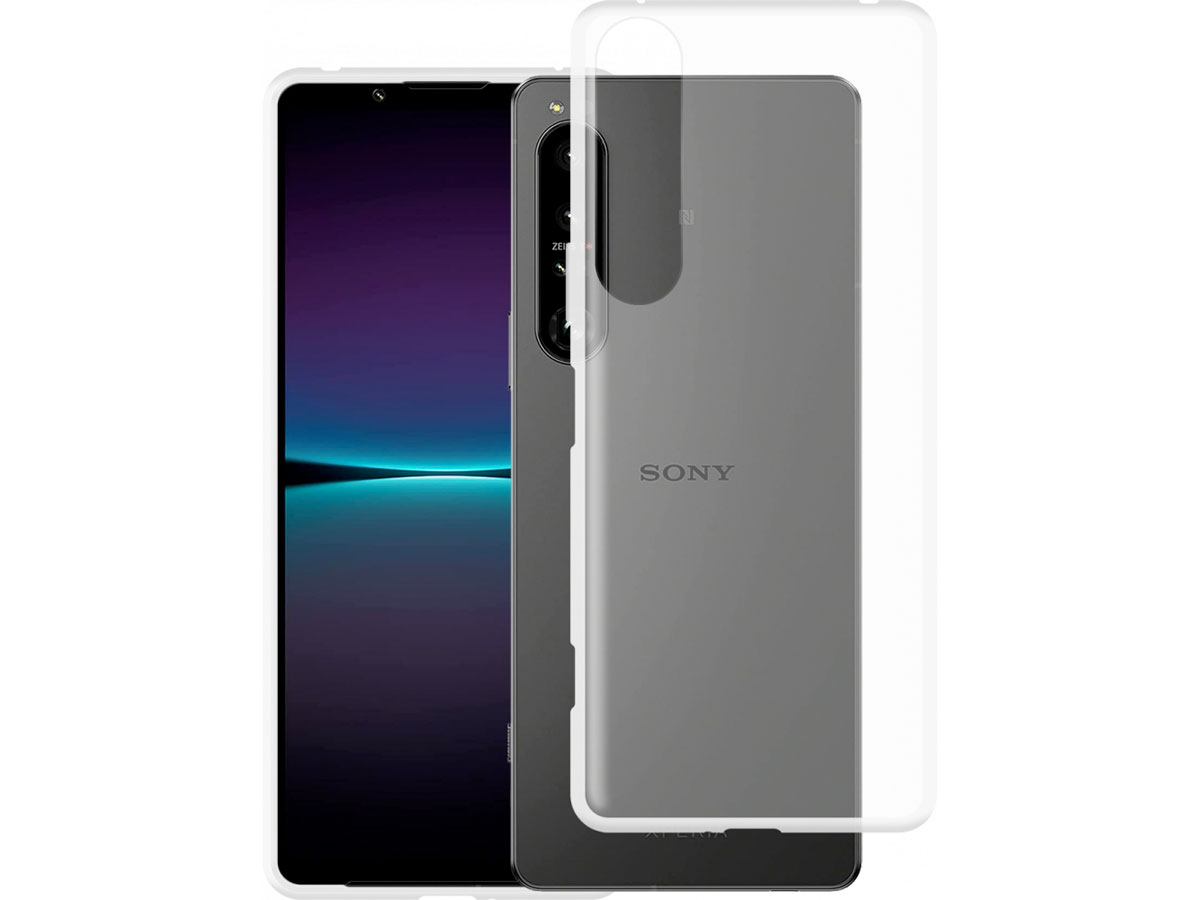 Just in Case Crystal Clear TPU Case - Sony Xperia 1 IV hoesje