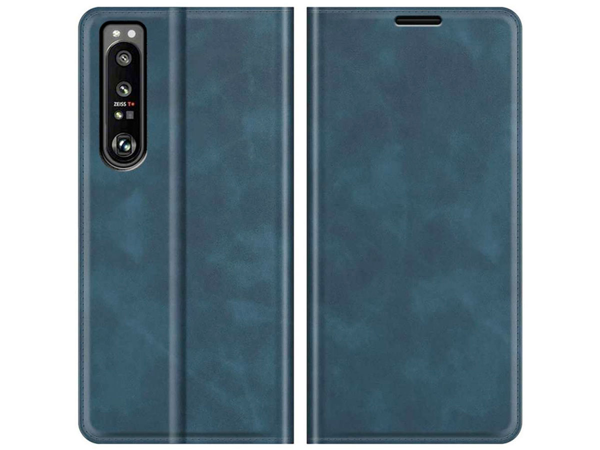 Just in Case Slim Wallet Case Blauw - Sony Xperia 1 IV hoesje