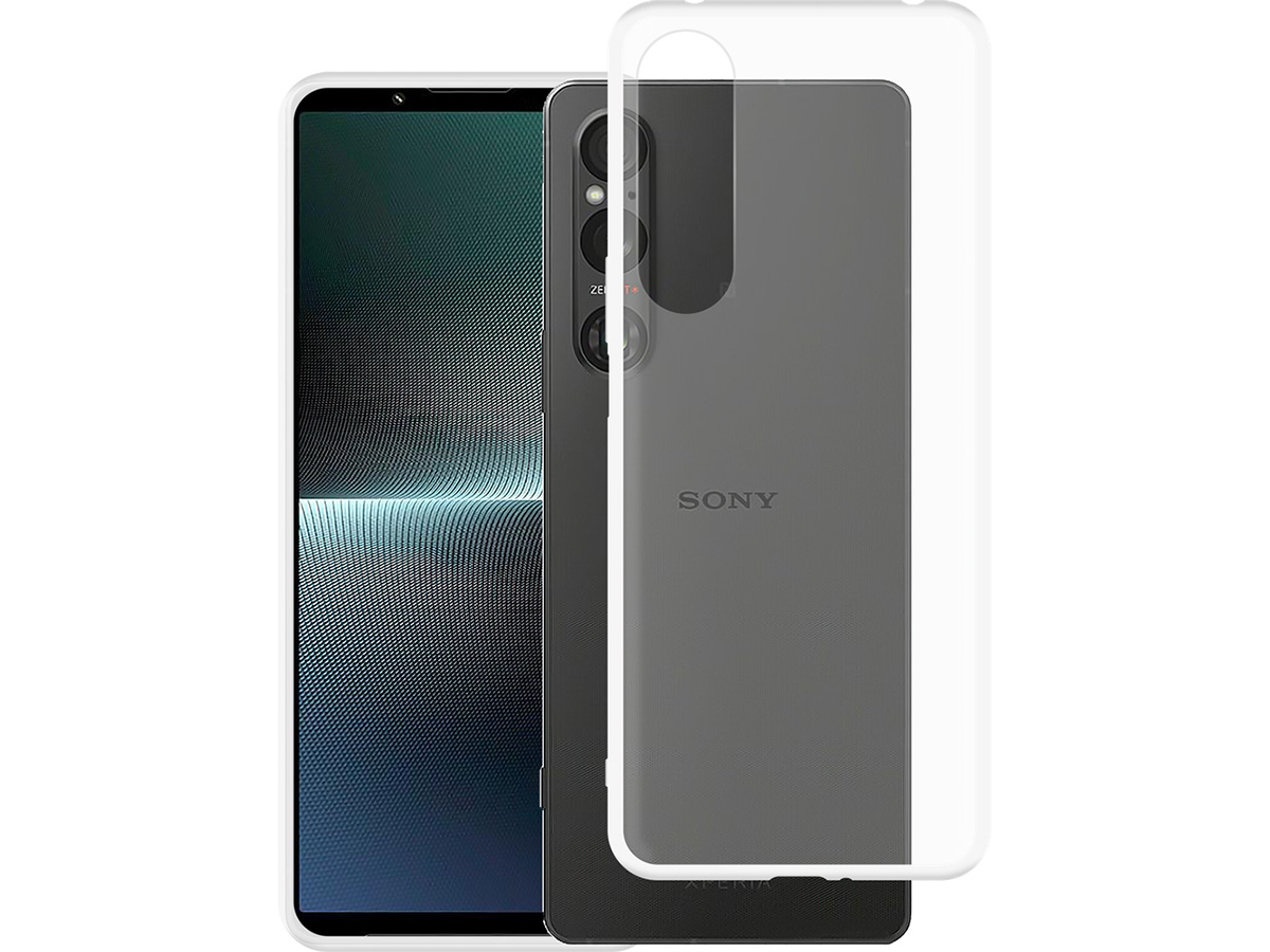 Just in Case TPU Case Doorzichtig - Sony Xperia 1 V hoesje