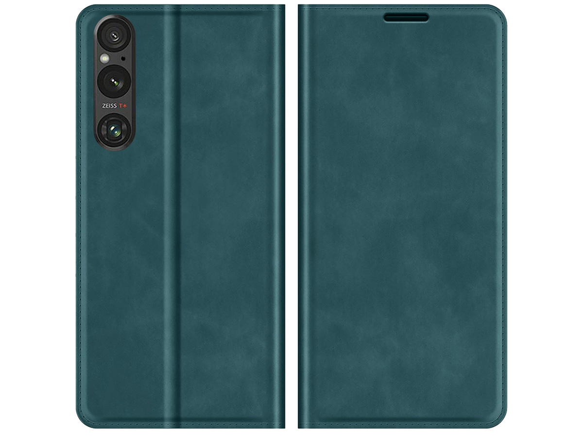 Just in Case Slim Wallet Case Groen - Sony Xperia 1 V hoesje