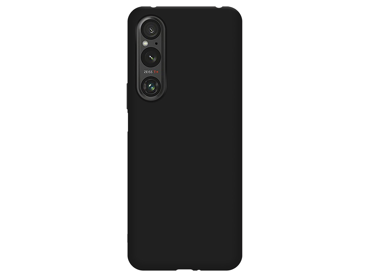 Just in Case TPU Case Zwart - Sony Xperia 1 V hoesje