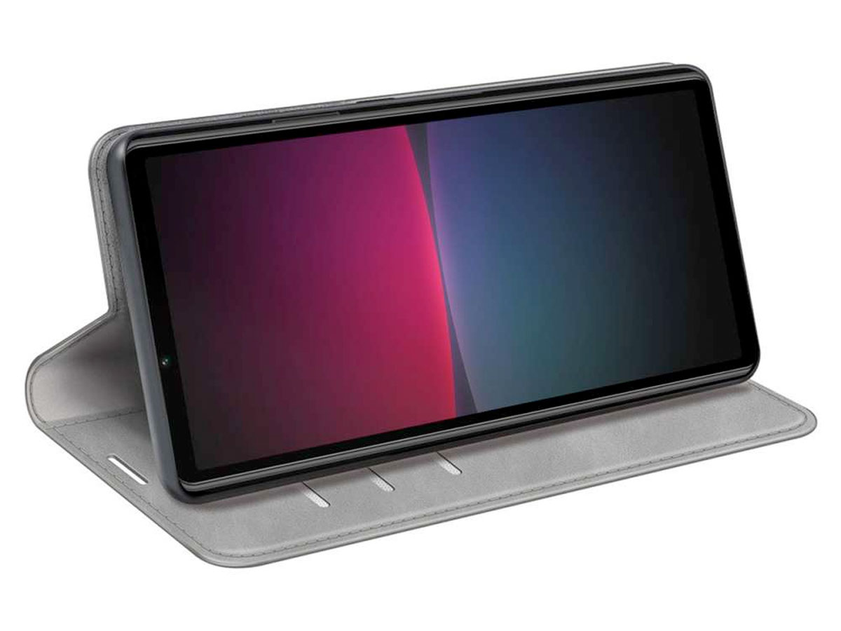 Just in Case Slim Wallet Case Grijs - Sony Xperia 10 IV hoesje