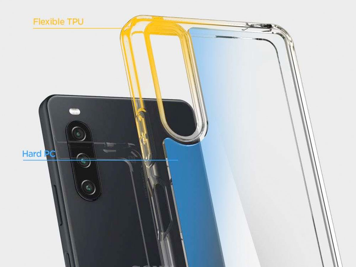 Spigen Ultra Hybrid Crystal Clear Case - Sony Xperia 10 IV hoesje