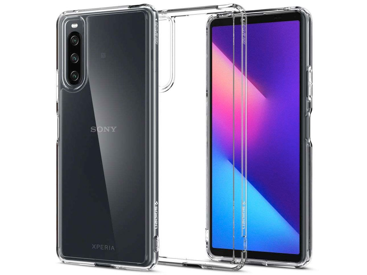 Spigen Ultra Hybrid Crystal Clear Case - Sony Xperia 10 IV hoesje