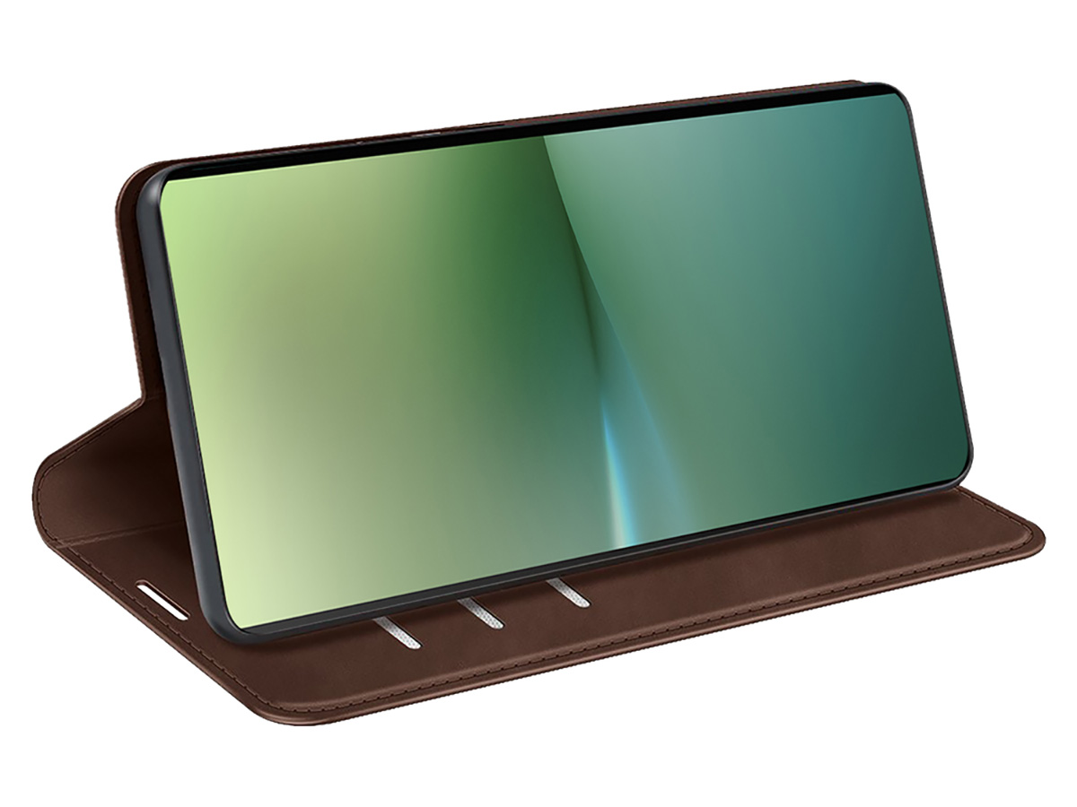 Just in Case Slim Wallet Case Bruin - Sony Xperia 10 V hoesje