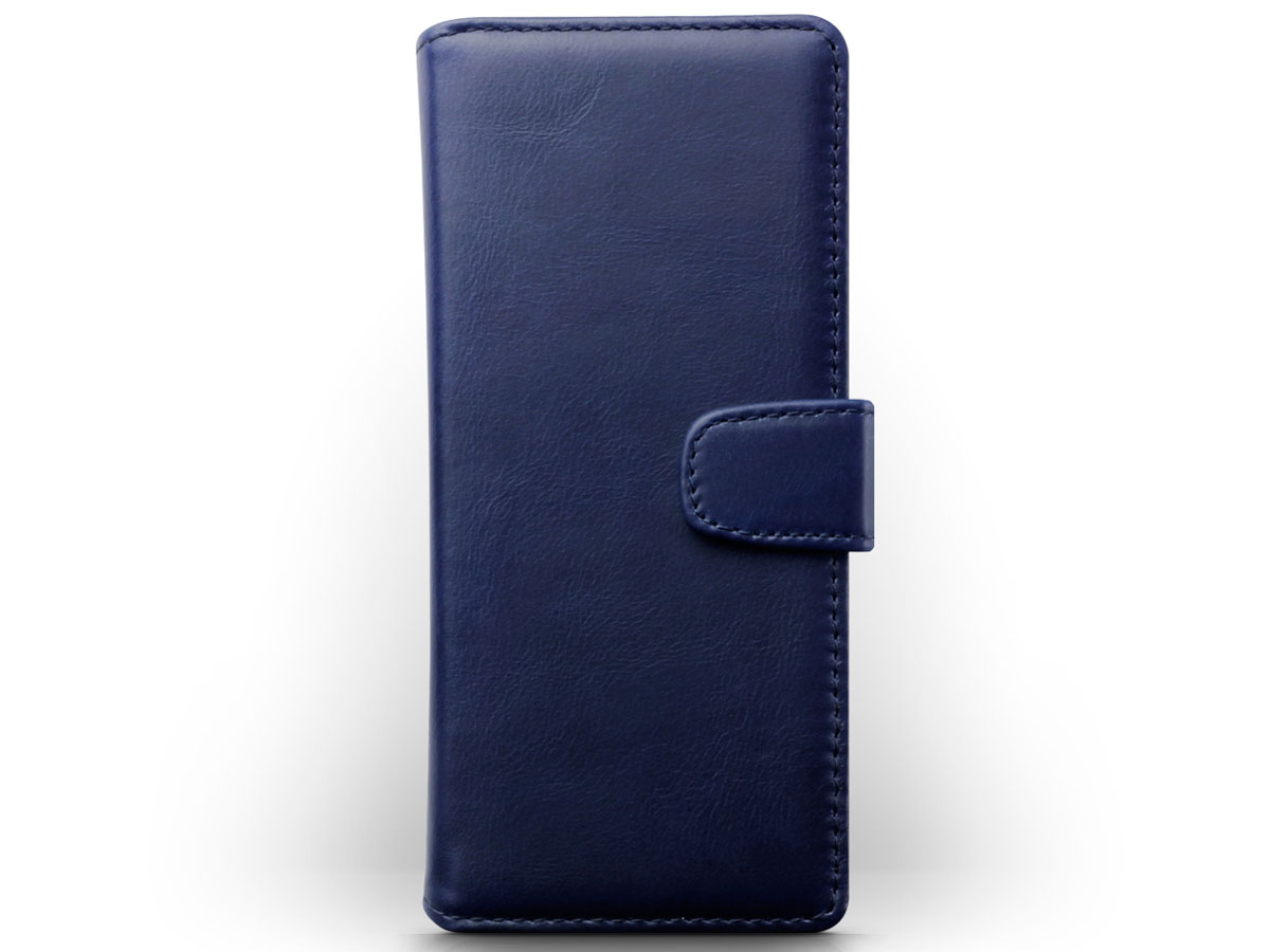 CaseBoutique Leather Wallet Case Donkerblauw - Sony Xperia 5 hoesje