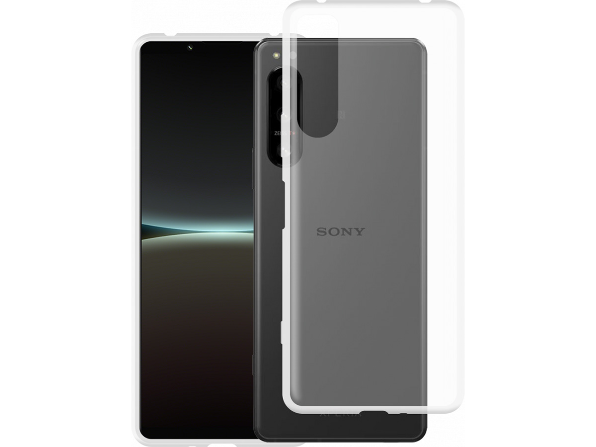 Just in Case Crystal Clear TPU Case - Sony Xperia 5 IV hoesje