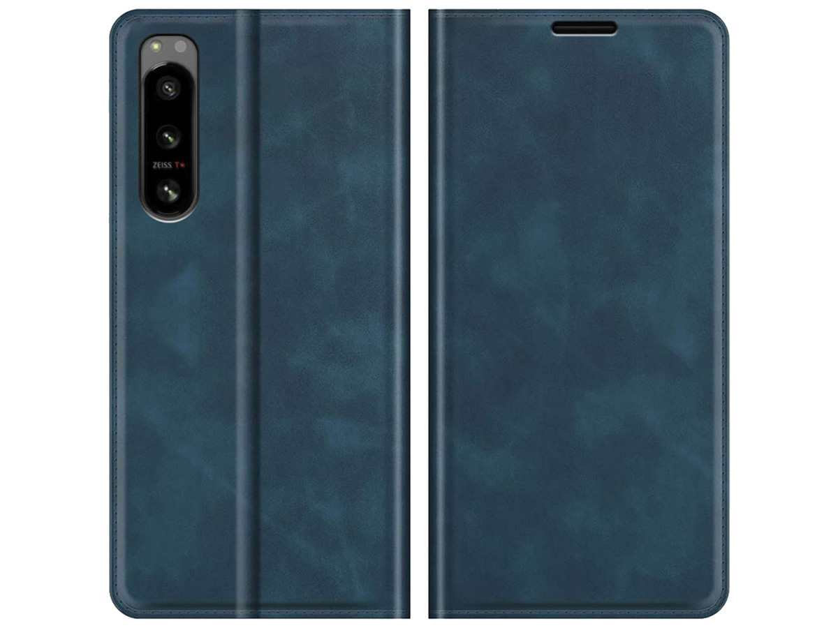 Just in Case Slim Wallet Case Blauw - Sony Xperia 5 IV hoesje