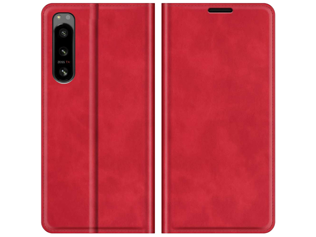 Just in Case Slim Wallet Case Rood - Sony Xperia 5 IV hoesje