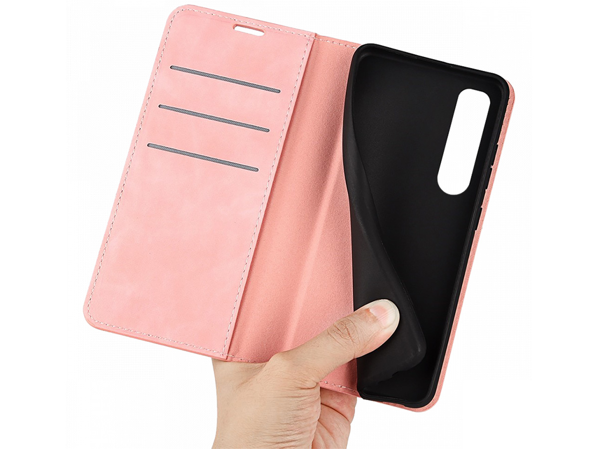 Just in Case Slim Wallet Case Roze - Sony Xperia 5 IV hoesje