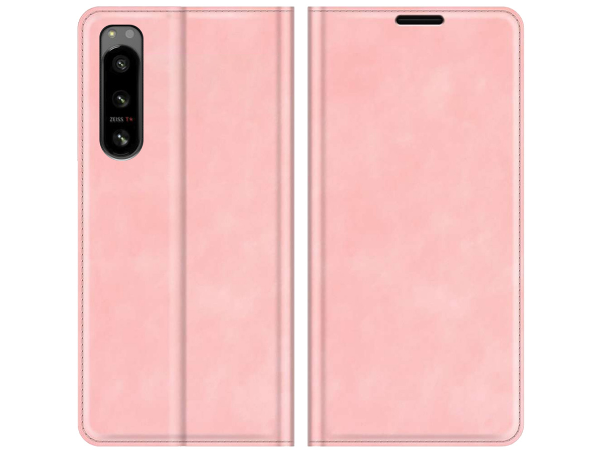 Just in Case Slim Wallet Case Roze - Sony Xperia 5 IV hoesje