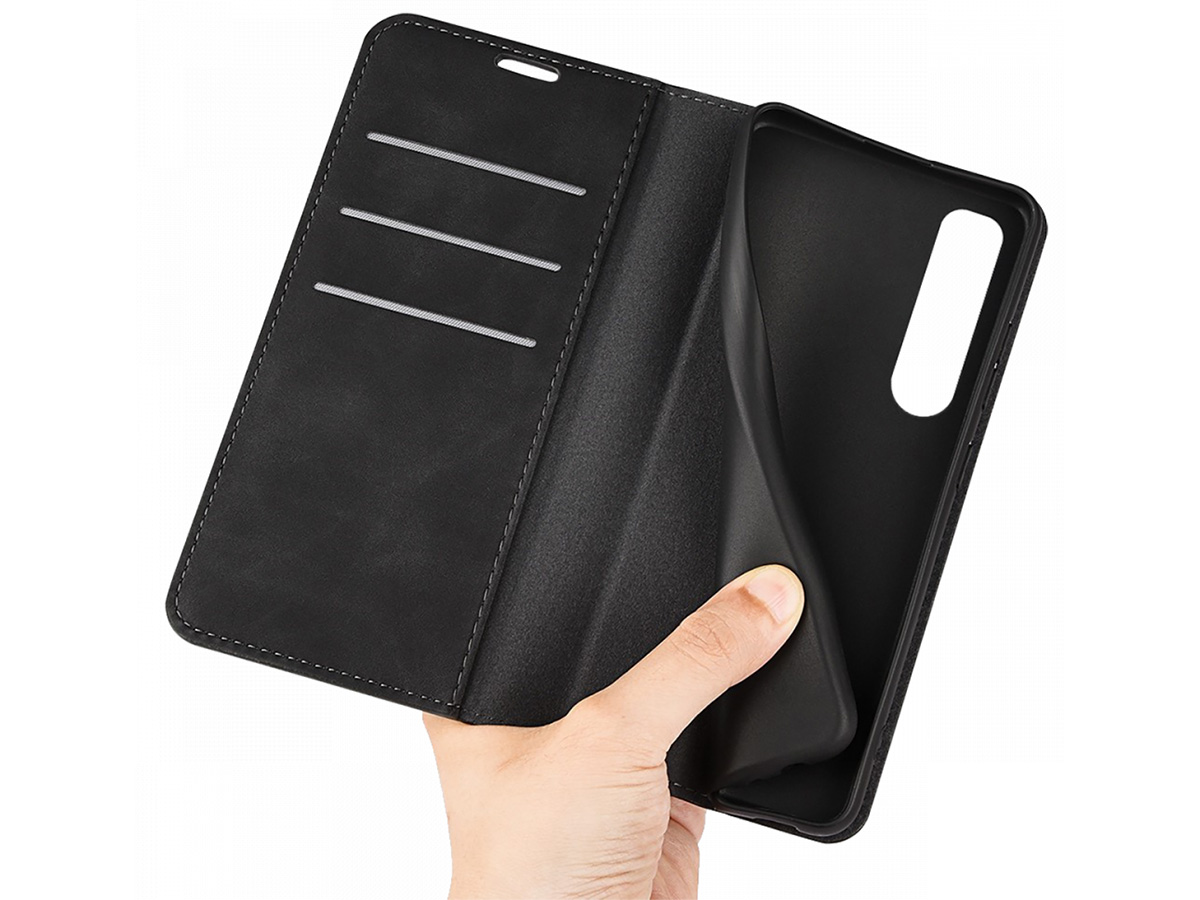 Just in Case Slim Wallet Case Zwart - Sony Xperia 5 IV hoesje