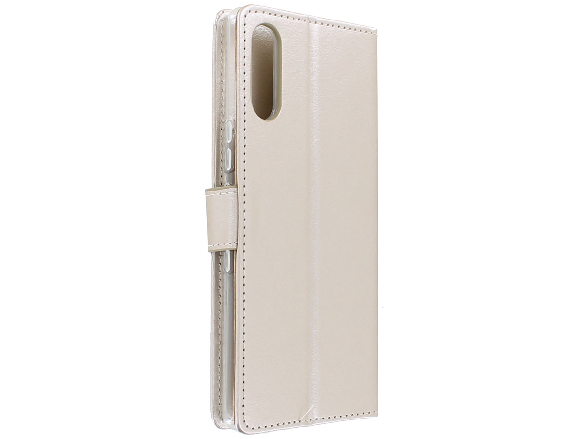 Bookcase Mapje Goud - Sony Xperia L4 hoesje