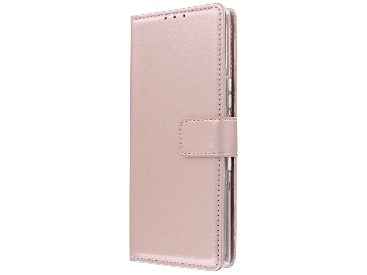 Bookcase Mapje Rosé Goud - Sony Xperia L4 hoesje