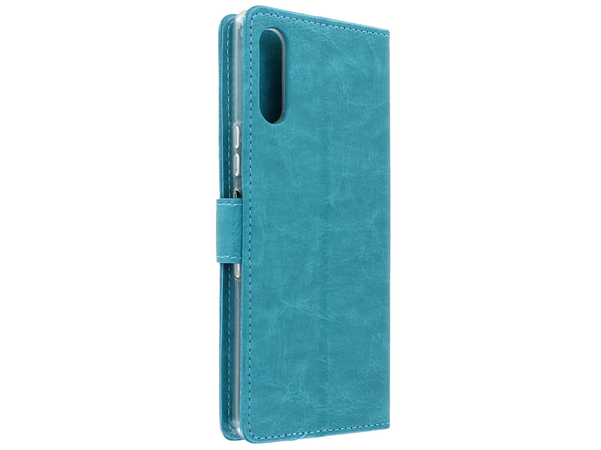 Bookcase Mapje Turquoise - Sony Xperia L4 hoesje