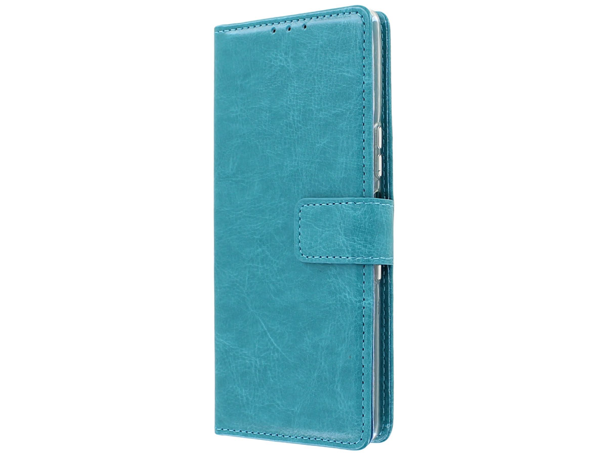 Bookcase Mapje Turquoise - Sony Xperia L4 hoesje