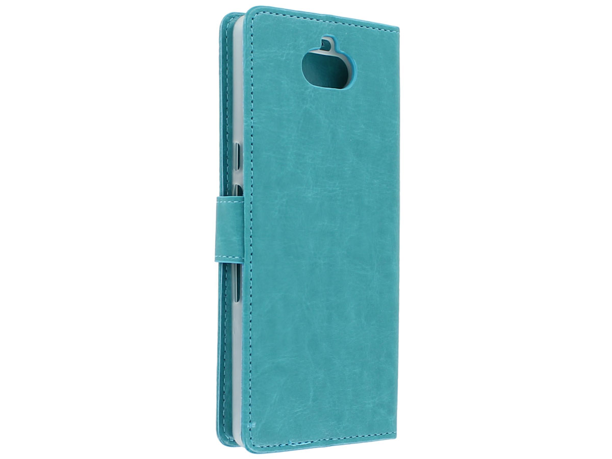 Book Case Mapje Turquoise - Sony Xperia 10 hoesje