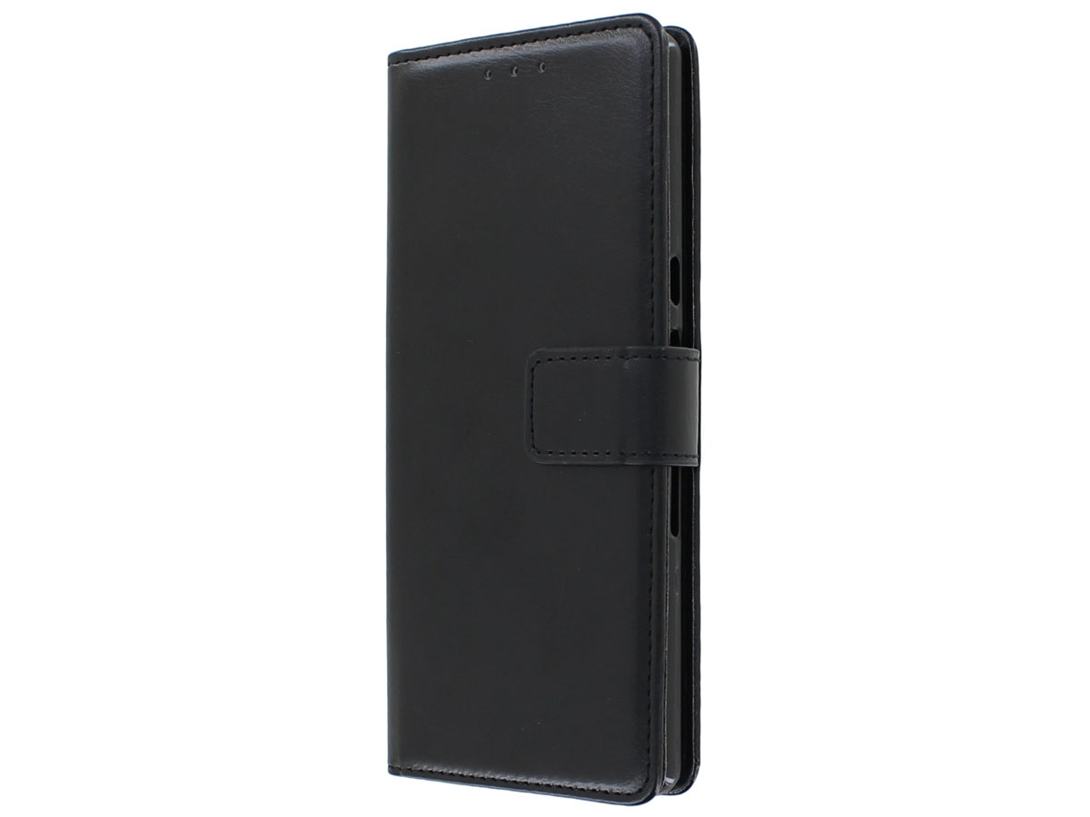 Book Case Mapje Zwart - Sony Xperia 10 hoesje