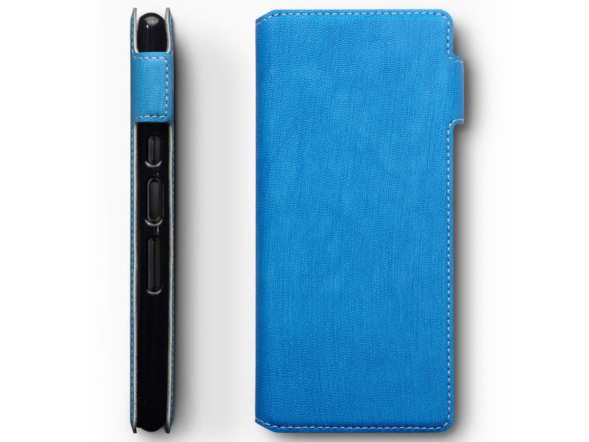 CaseBoutique Slim Wallet Case Blauw - Sony Xperia 10 hoesje