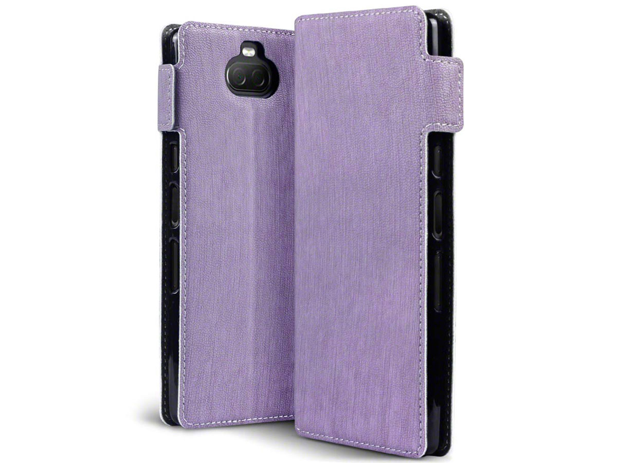 CaseBoutique Slim Wallet Case Paars - Sony Xperia 10 hoesje