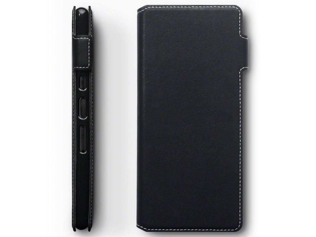 CaseBoutique Slim Wallet Case Zwart - Sony Xperia 10 Plus hoesje