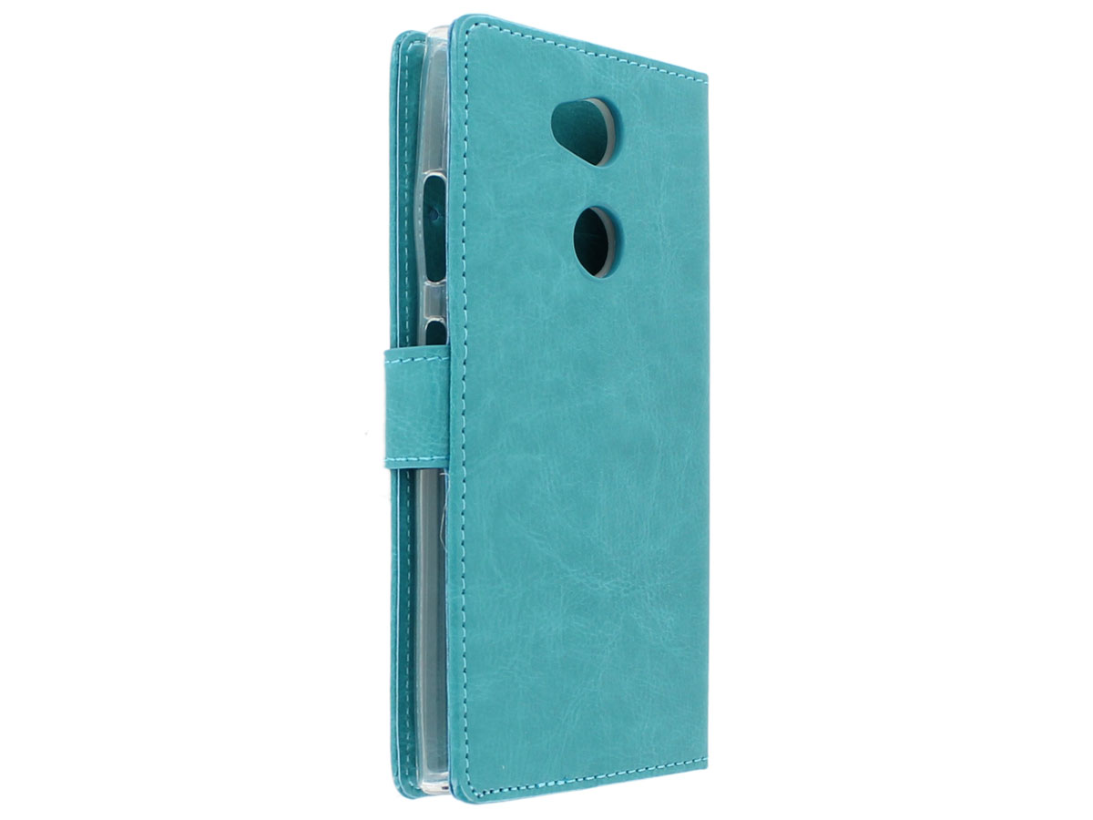 Bookcase Wallet Turquoise - Sony Xperia L2 hoesje