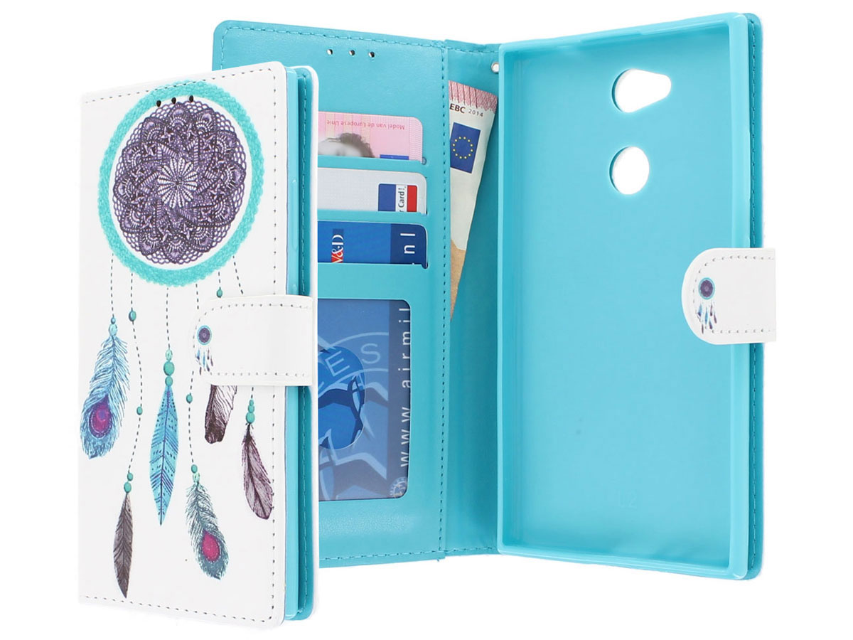 Dromenvanger Bookcase Wallet - Sony Xperia L2 hoesje