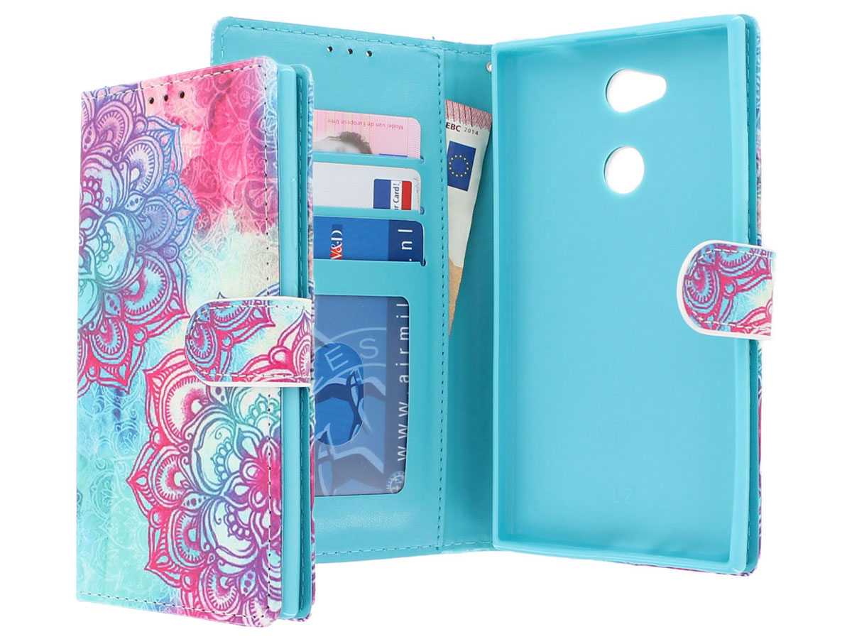 Mandala Bookcase Wallet - Sony Xperia L2 hoesje