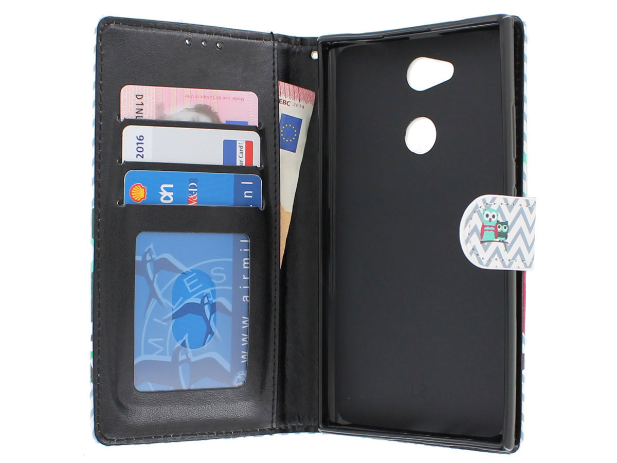 Uiltjes Bookcase Wallet - Sony Xperia L2 hoesje