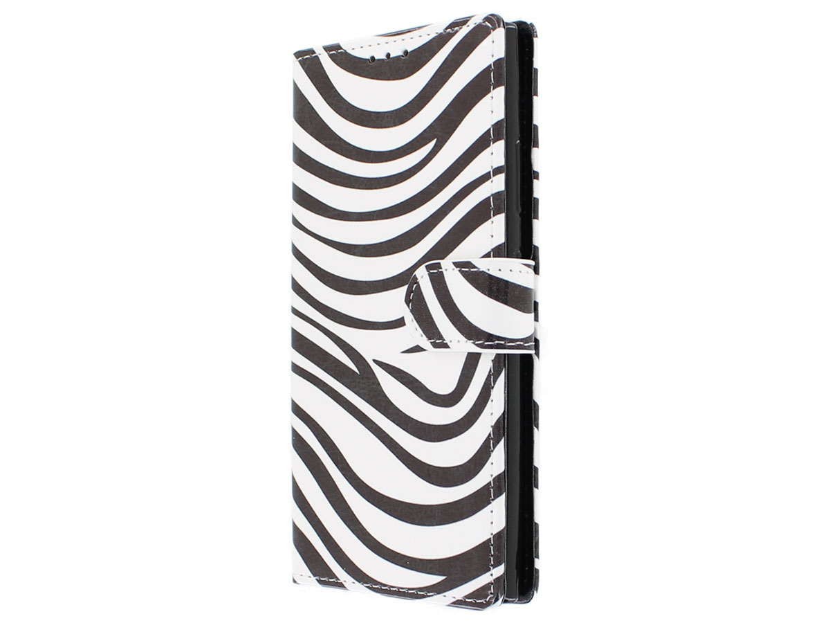 Zebra Bookcase Wallet - Sony Xperia L2 hoesje