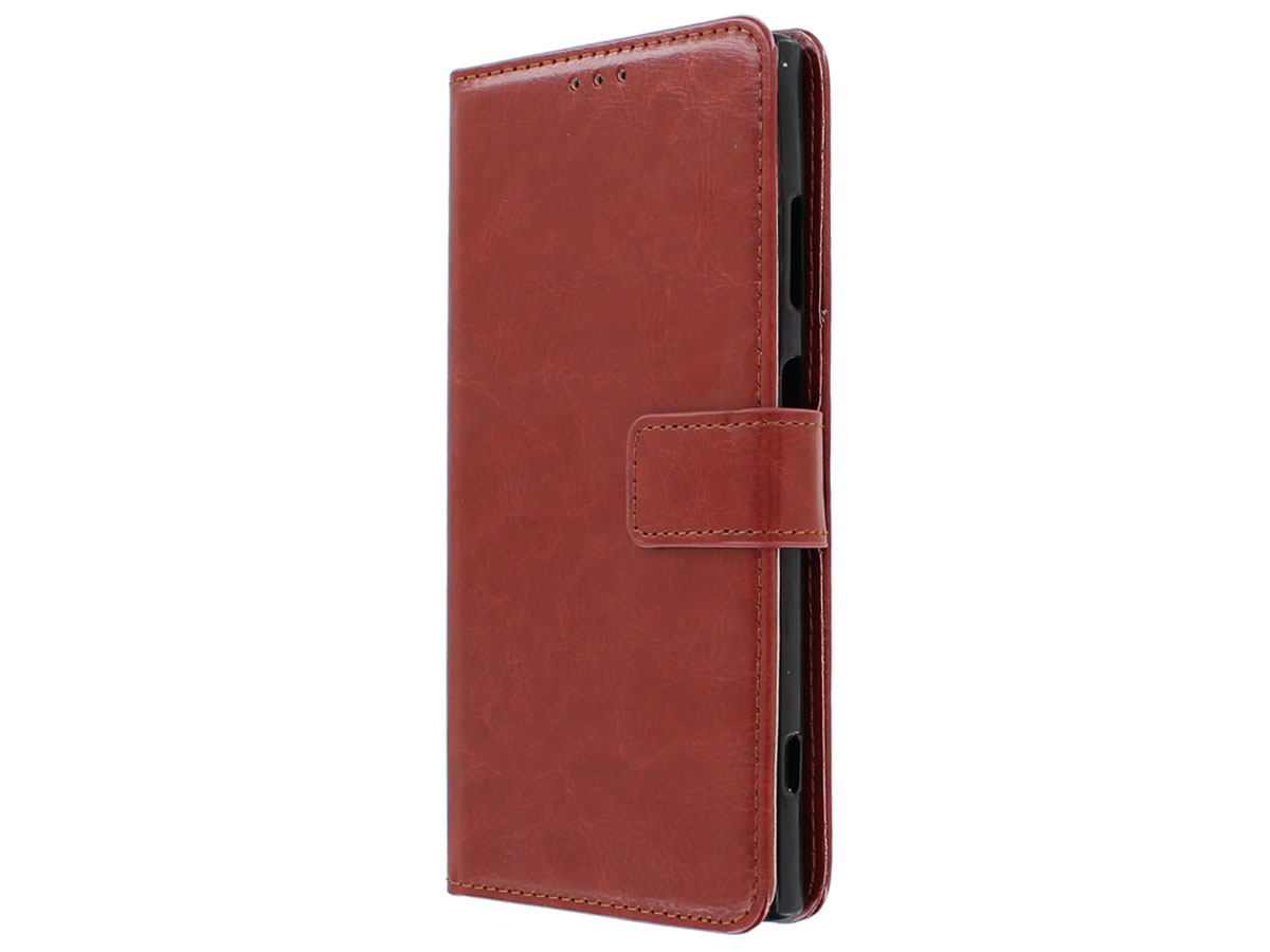 Bookcase Wallet Bruin - Sony Xperia XA1 Plus hoesje