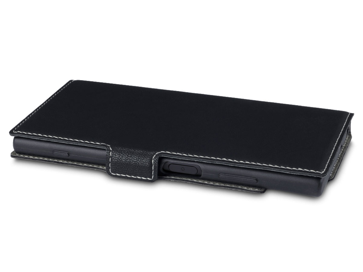 Covert SlimFit Book Zwart - Sony Xperia XA1 Plus Hoesje