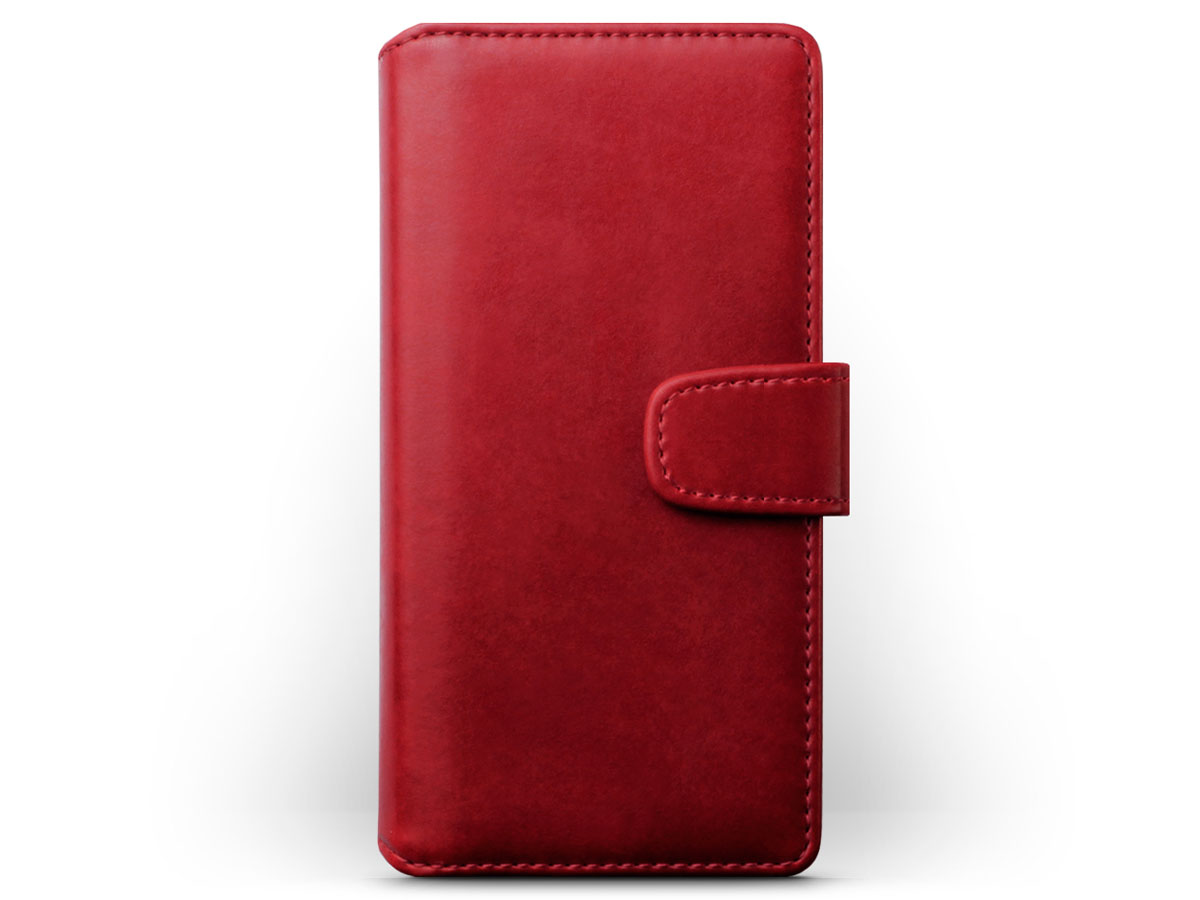 CaseBoutique Bookcase Rood Leer - Sony Xperia XA2 hoesje