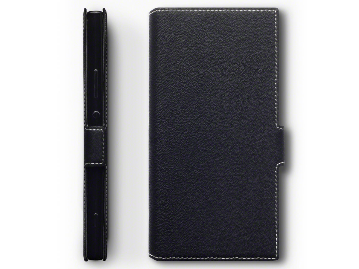 Covert Slim Book Zwart - Sony Xperia XA2 Ultra hoesje