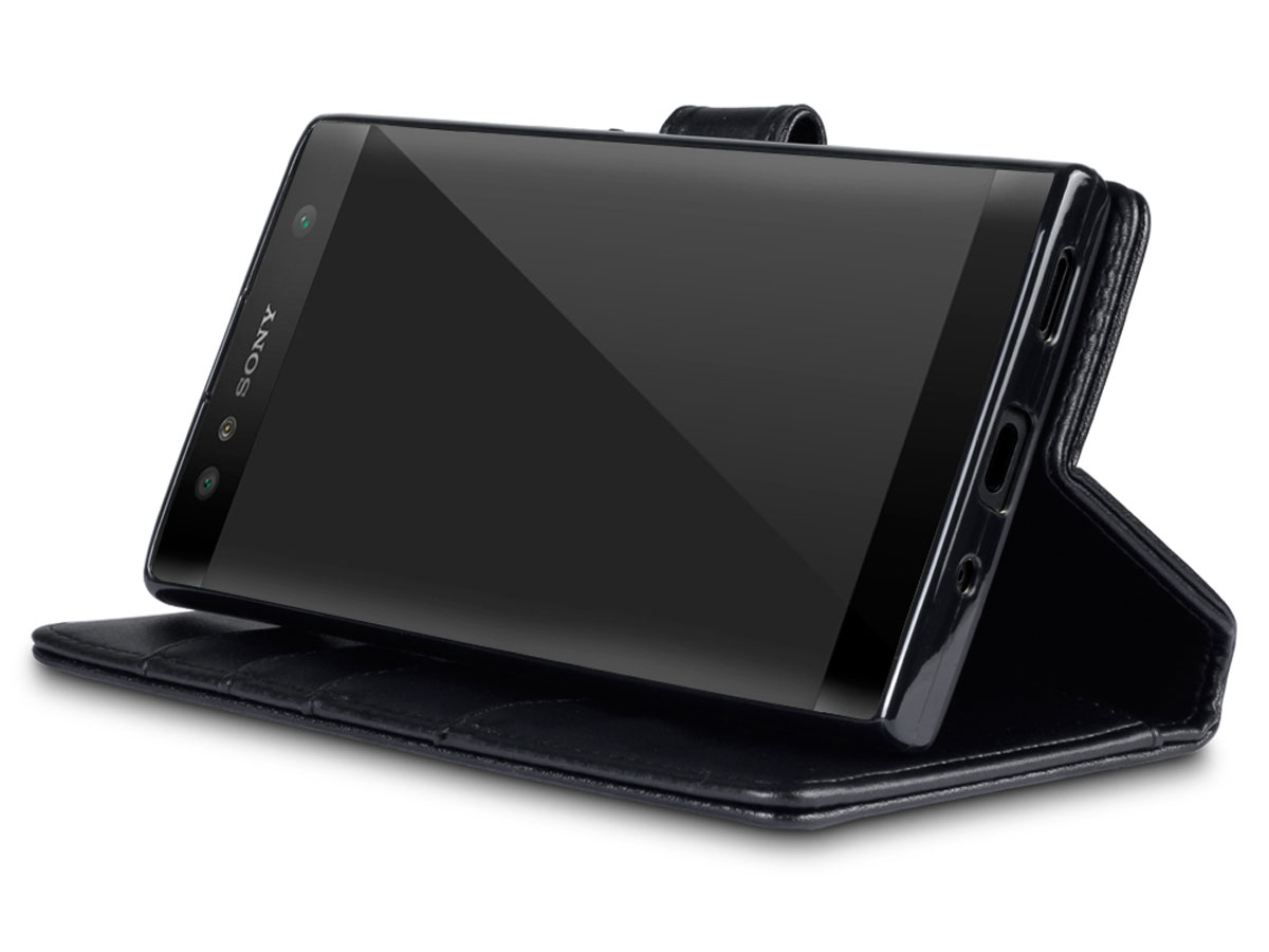 CaseBoutique Book Zwart Leer - Sony Xperia XA2 Ultra hoesje