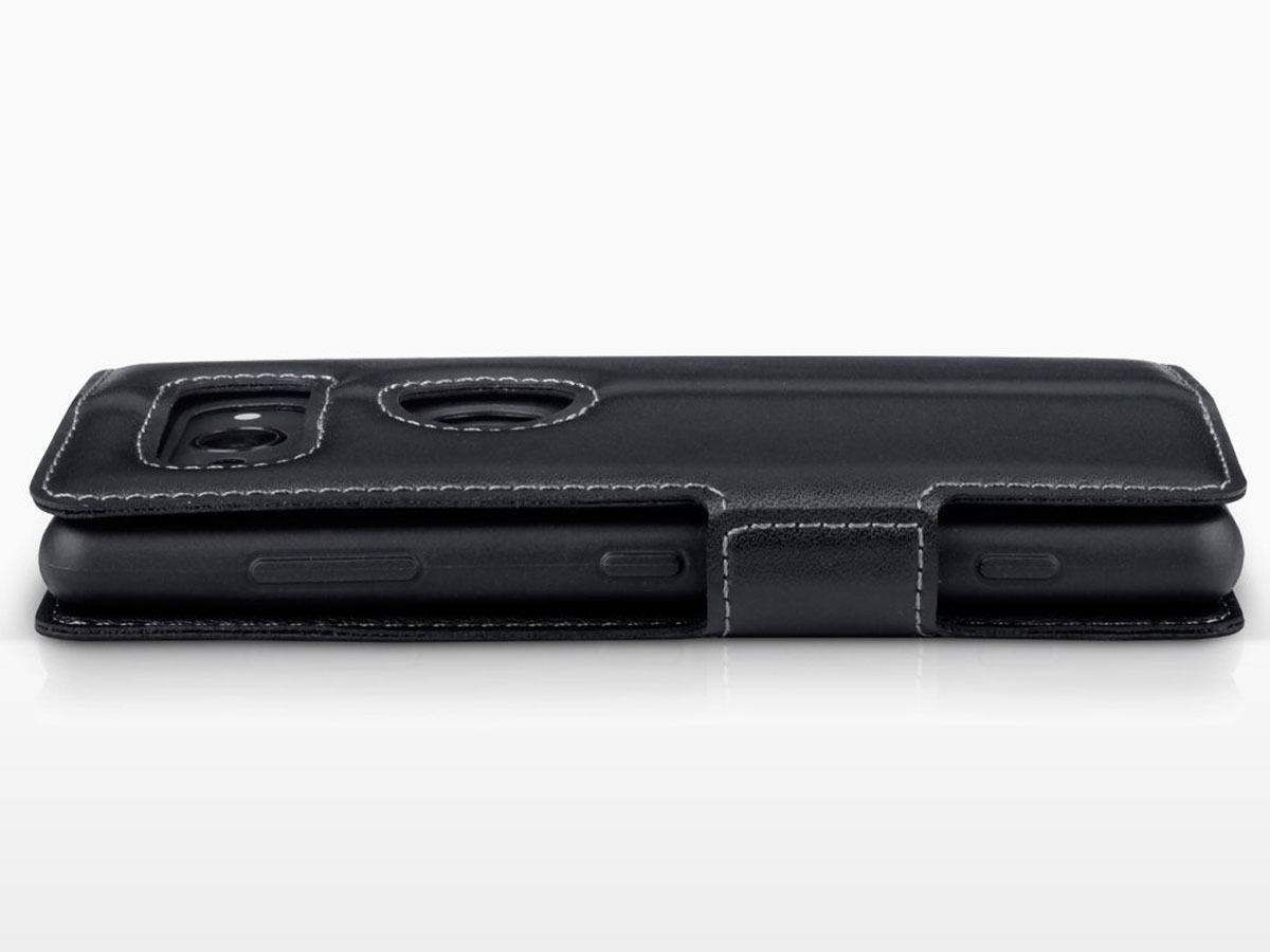 CaseBoutique Slim Leer - Sony Xperia XZ2 Compact Hoesje
