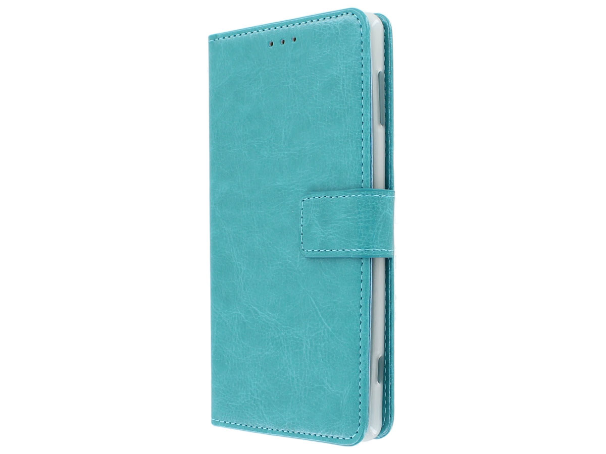 Bookcase Wallet Turquoise - Sony Xperia XZ2 hoesje
