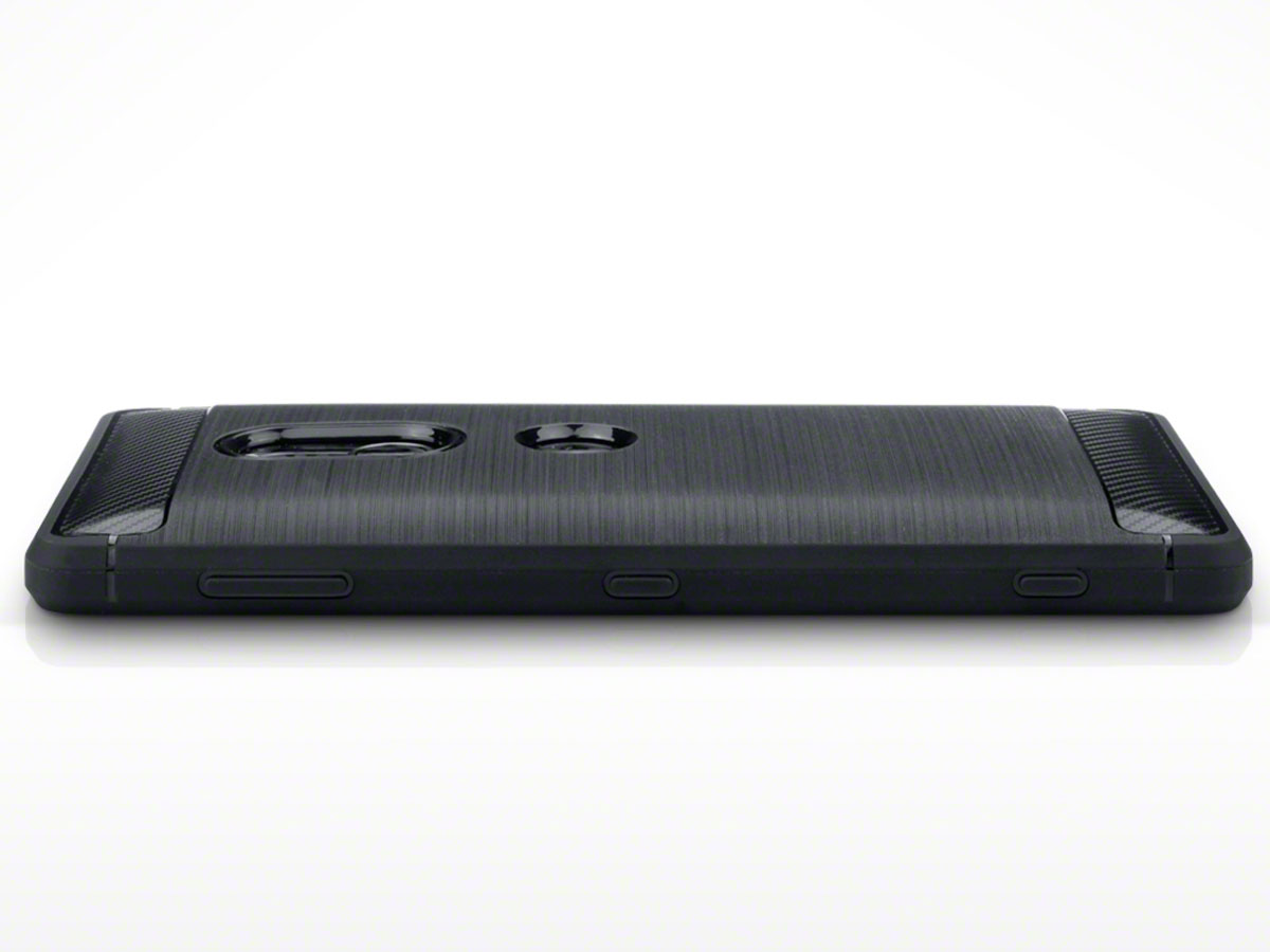 CaseBoutique Carbon TPU Skin - Sony Xperia XZ2 Hoesje