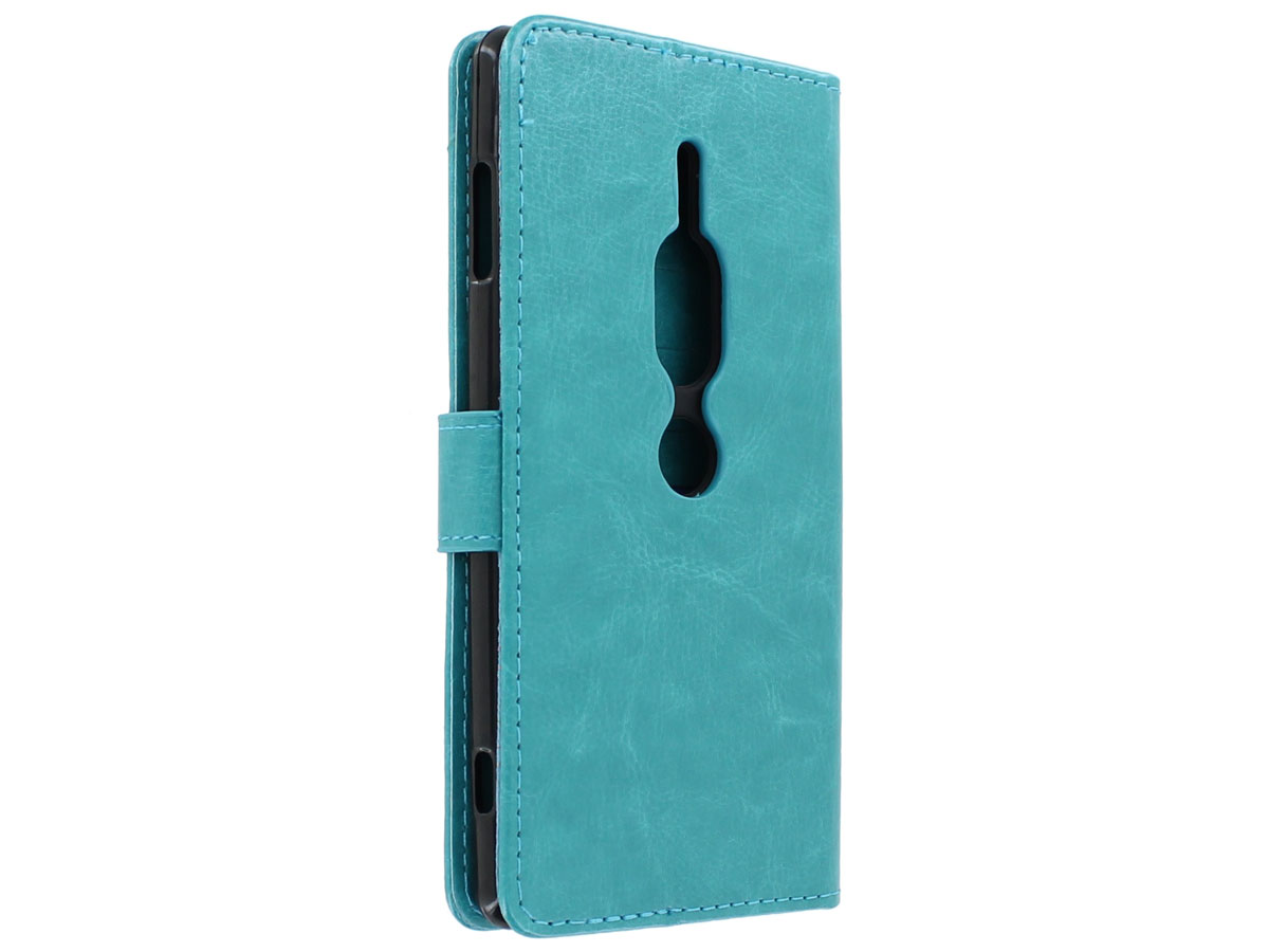 Bookcase Turquoise - Sony Xperia XZ2 Premium hoesje