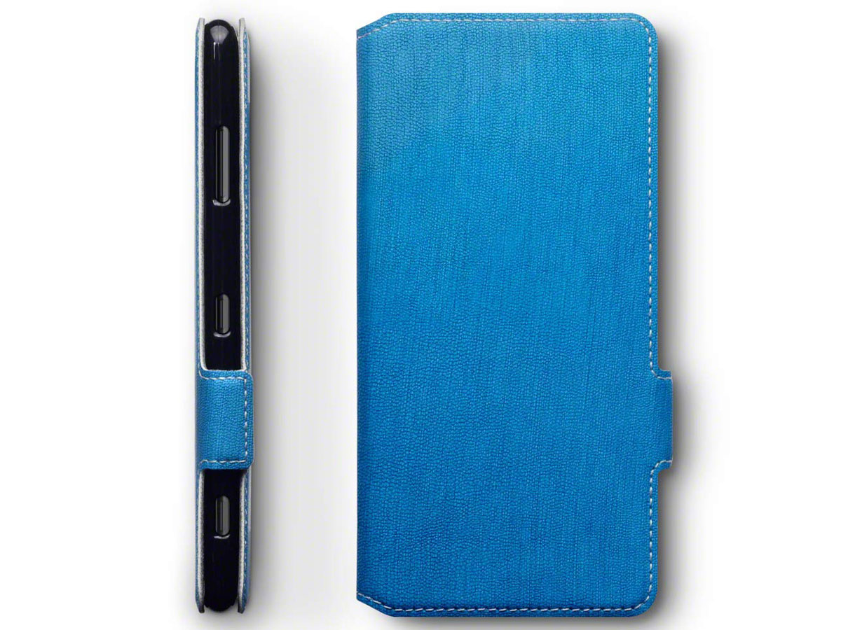 CaseBoutique Slim Wallet Blauw - Sony Xperia XZ3 hoesje
