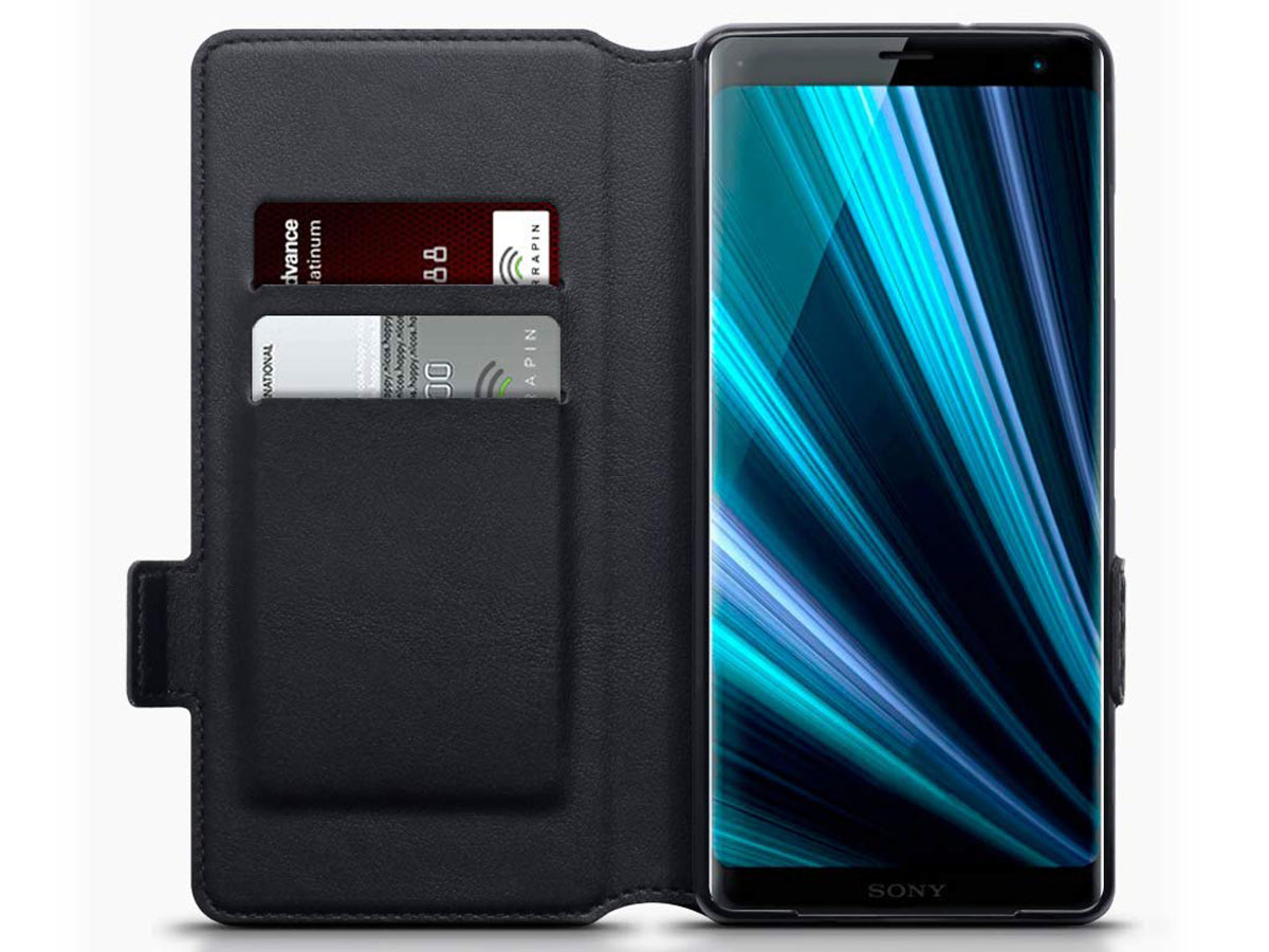 CaseBoutique Wallet Carbon - Sony Xperia XZ3 hoesje