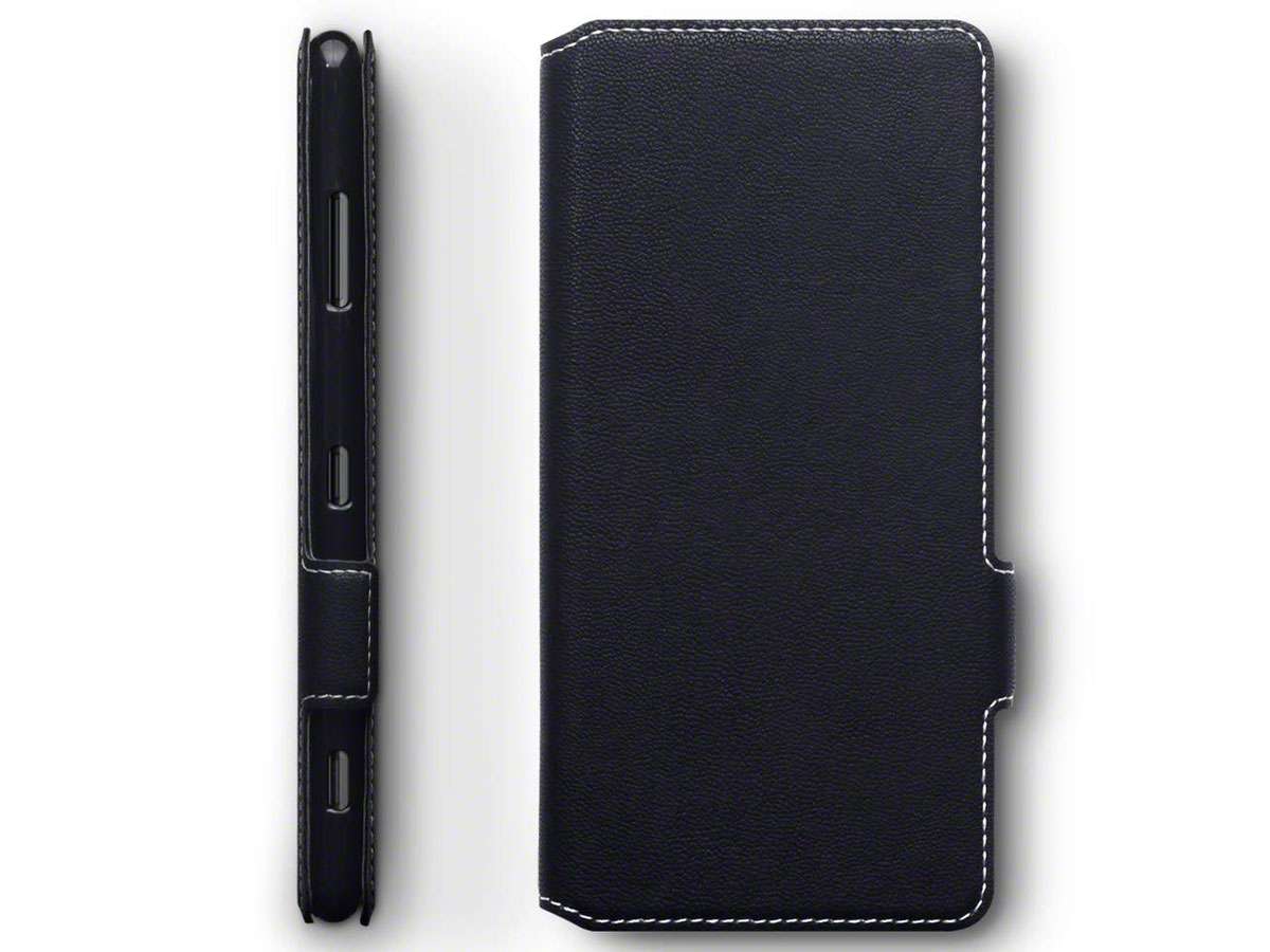 CaseBoutique Slim Wallet Zwart - Sony Xperia XZ3 hoesje