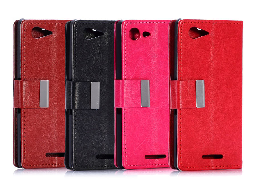 Deluxe Wallet Case - Sony Xperia E3 Hoesje