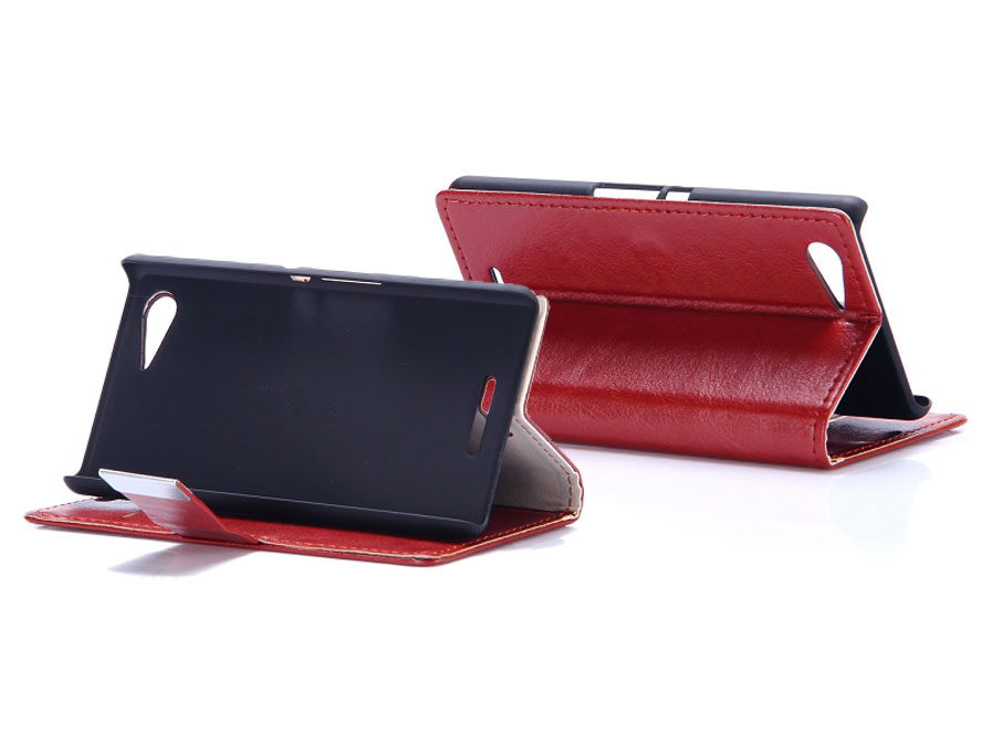Deluxe Wallet Case - Sony Xperia E3 Hoesje