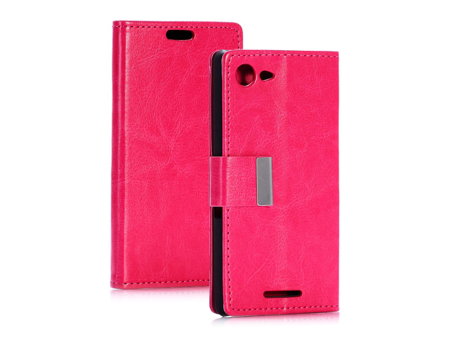 Deluxe Wallet Case - Sony Xperia E3 Hoesje