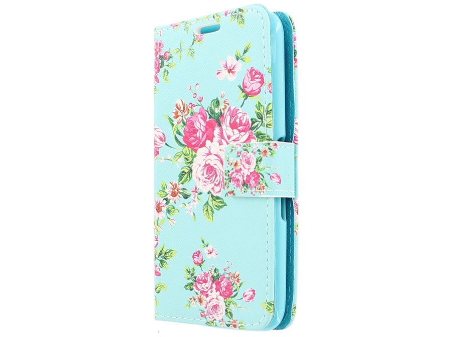Flower Book Case Hoesje voor Sony Xperia E4