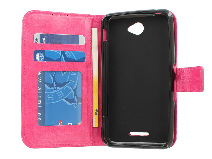 Wallet Book Case Hoesje voor Sony Xperia E4